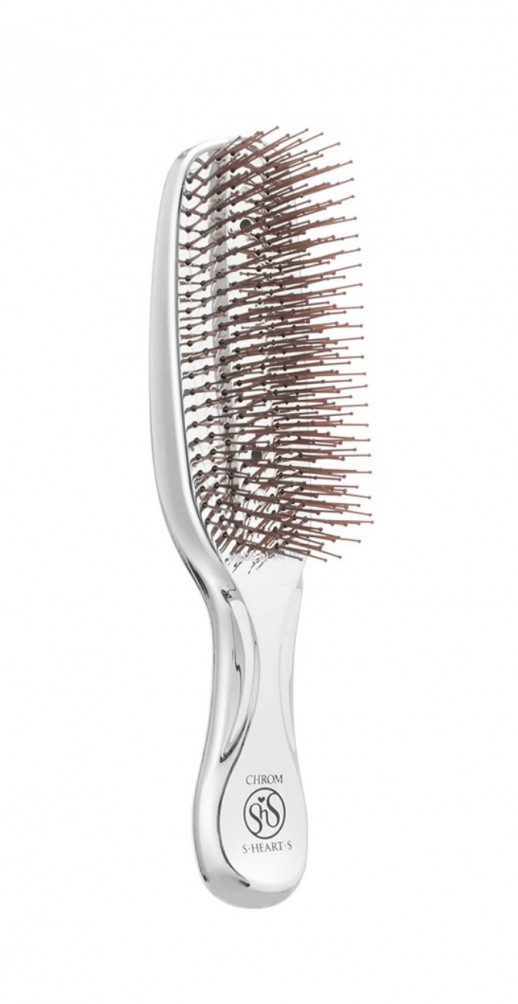 Shampoo Brush Chrome Расческа для мытья головы Хром
